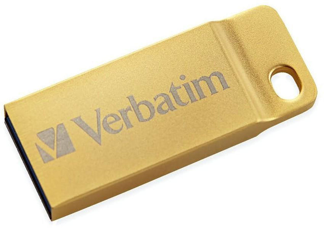 Mini Memoria USB 3.0 Verbatim con Portachiavi 32GB Oro