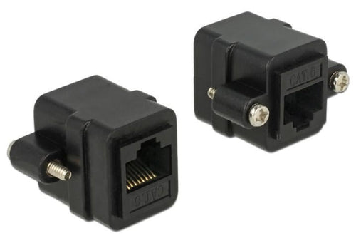 Adattatore RJ45 F/RJ45 F da Pannello Cat.6 UTP