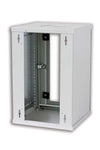 Armadio Rack 10'' a muro 9 unità Grigio prof. 300 mm