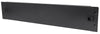 Pannello Cieco Toolless a Clip per Armadi Rack 19'' 2U Nero