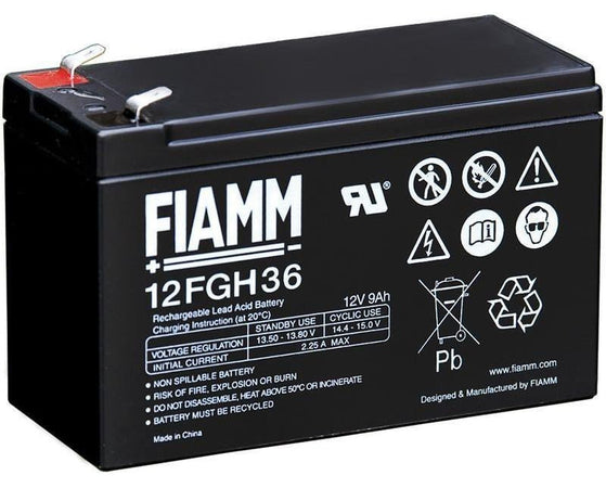 Batteria al Piombo 12V 9Ah (Faston 6,3mm)