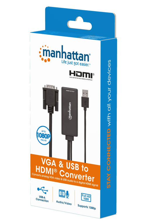 Convertitore da VGA e USB a HDMI