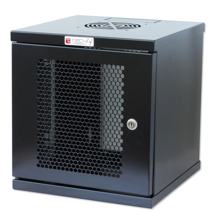 Armadio Rack 10'' a muro 6 unit&agrave Porta Grigliata Nero