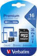 Memoria Micro SDHC 16 Gb con Adattatore - Classe 10