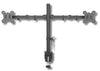 Supporto da Scrivania per 2 Monitor 13-27'' Installazione con Morsetto o Vite Passante
