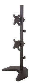 Supporto da Scrivania 2 Monitor 13-27'' Fissaggio con Base o Vite Passante