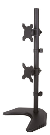 Supporto da Scrivania 2 Monitor 13-27'' Fissaggio con Base o Vite Passante