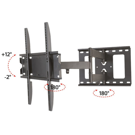 Supporto a Muro per TV LED LCD 23-55'' Estensibile Slim Full-Motion