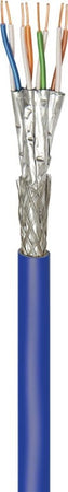 Matassa S/FTP Cavo Cat.7A+ Rame 100m Rigido PIMF B2ca Blu