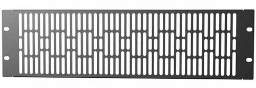 Pannello di Chiusura Ventilato 3U Nero per Rack Audio Video