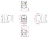 Frutto Keystone RJ45 Cat.6 UTP Tooless