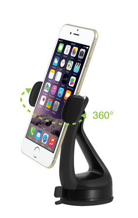 Supporto da Auto per iPhone e Smartphone 3.0''-6.0'' con Ventosa