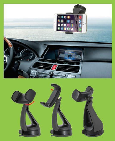 Supporto da Auto per iPhone e Smartphone 3.0''-6.0'' con Ventosa