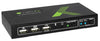 KVM switch 2x1 con USB e HDMI 4K