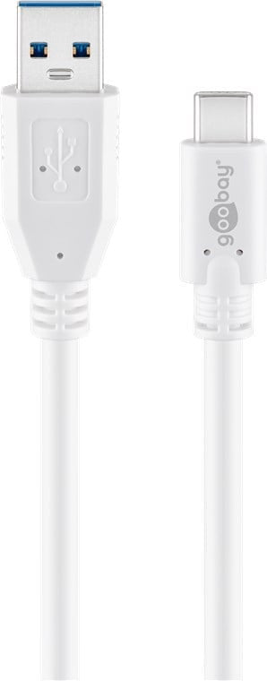 Cavo USB3.0 A Maschio USB-C&trade Maschio 1m Bianco