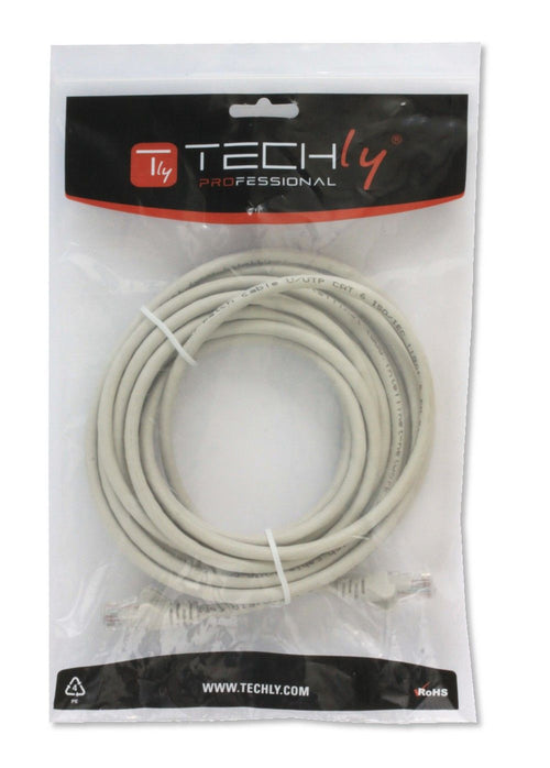 Cavo di Rete Patch in Rame Cat.6 Grigio UTP 5m