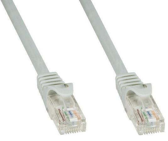 Cavo di Rete Patch in Rame Cat.6 Grigio UTP 5m