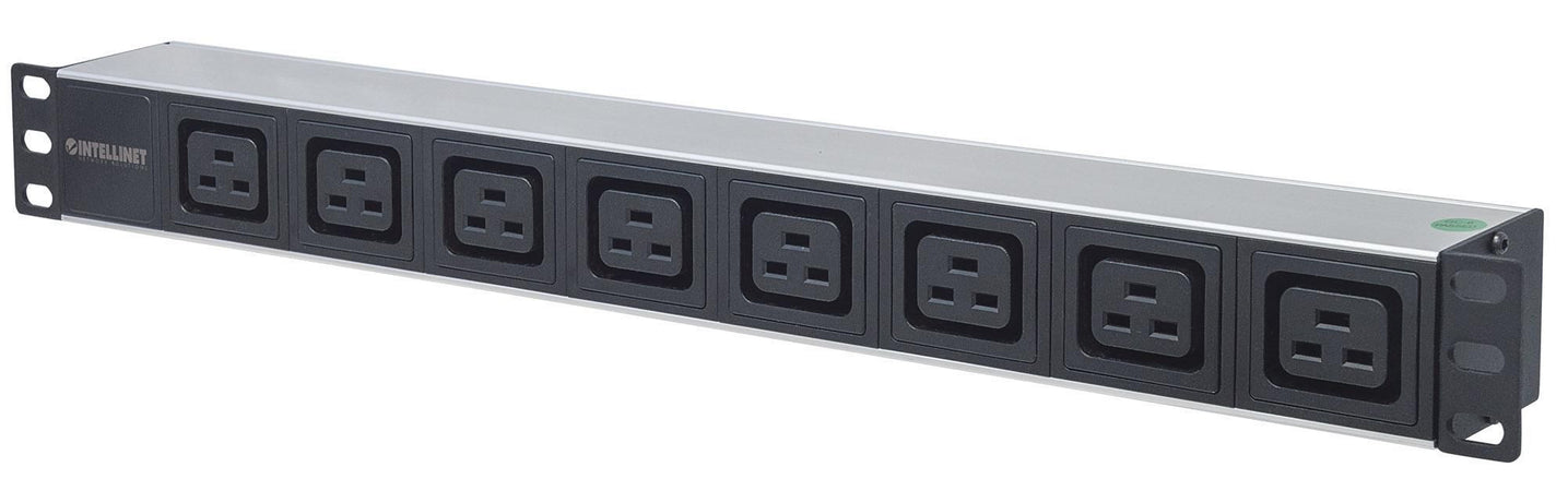Multipresa montaggio a rack 19'' 1U 8 uscite C19 Spina Italiana