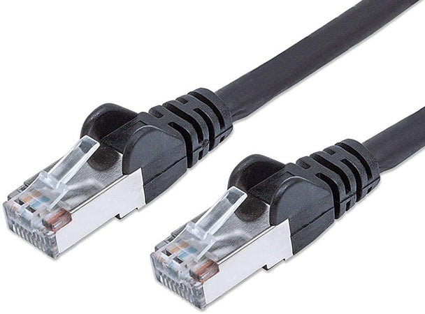 Cavo di rete Patch in rame Cat. 6A Nero SFTP 2 m