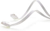 Cavo di Rete Patch Piatto in CCA Cat.5E Bianco UTP 2m