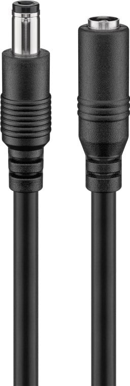 Cavo Prolunga di Alimentazione DC 2.5 mm 3 metri Nero