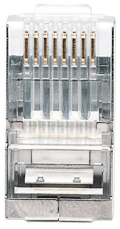 Confezione da 100 Plug Modulari RJ45 Cat.5e STP