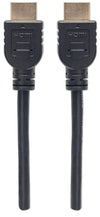 Cavo HDMI CL3 High Speed con Ethernet A/A M/M 2m Nero