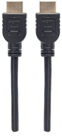 Cavo HDMI CL3 High Speed con Ethernet A/A M/M 5m Nero