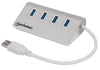 Hub USB3.0 4 porte Silver