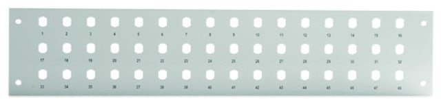 Pannello di distribuzione 48 bussole ST per box ottico