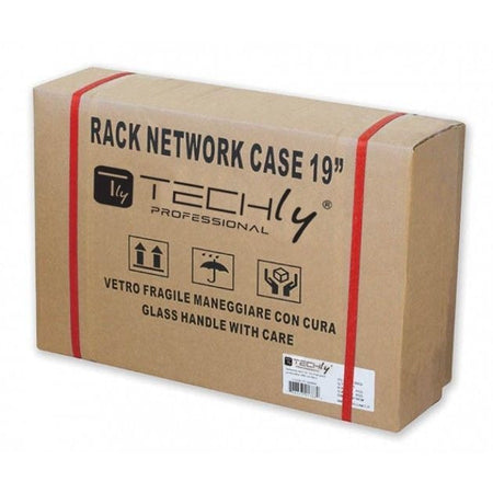 Armadio Rack 19'' Flat a muro p.15cm 6 unit&agrave sezione unica Grigio