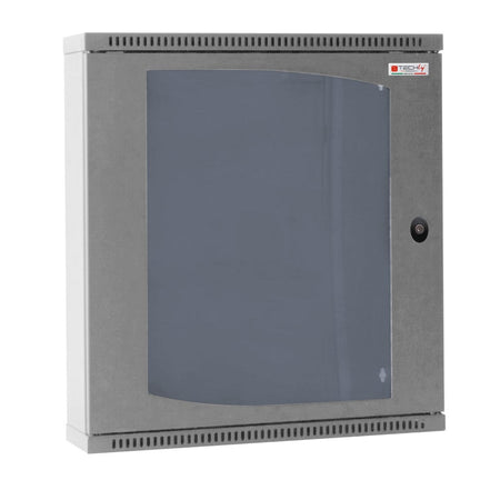 Armadio Rack 19'' Flat a muro p.30cm 6 unit&agrave sezione unica Grigio