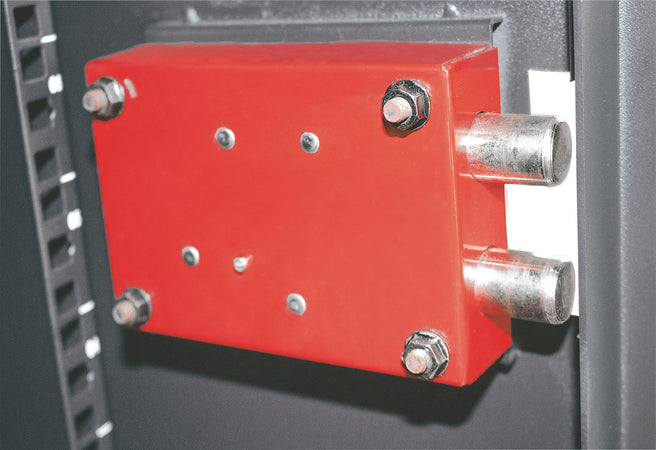 Armadio Rack 19'' a muro 9unit&agrave con serratura di sicurezza