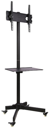 Supporto a Pavimento con Mensola Trolley TV LCD/LED/Plasma 23''-55''