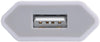 Caricatore USB 1A Compatto Spina Europea Bianco