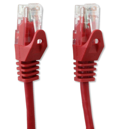 Cavo di Rete Patch in Rame Cat.6 Rosso UTP 1m