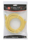 Cavo di Rete Patch in Rame Cat.6 Giallo UTP 1m