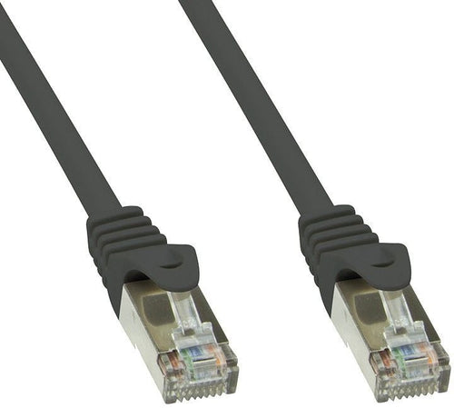 Cavo di rete Patch in rame Cat.6 Nero SFTP LSZH 0,5m