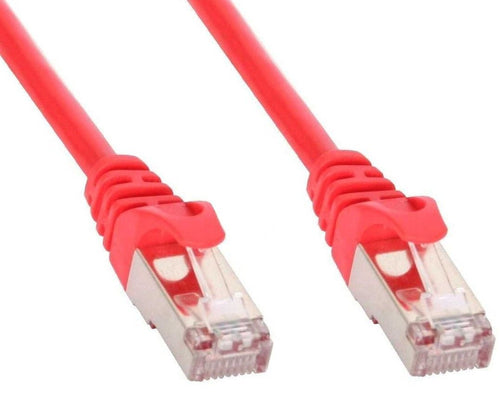 Cavo di rete Patch in rame Cat.6 Rosso SFTP LSZH 1m
