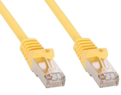 Cavo di rete Patch in rame Cat.6 Giallo SFTP LSZH 1m