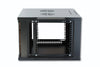 Armadio Rack 19'' a Muro 6U prof. 450 Nero Assemblato