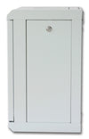Armadio Rack 10'' a muro 9 unità con pannelli asportabili Grigio prof. 300 mm