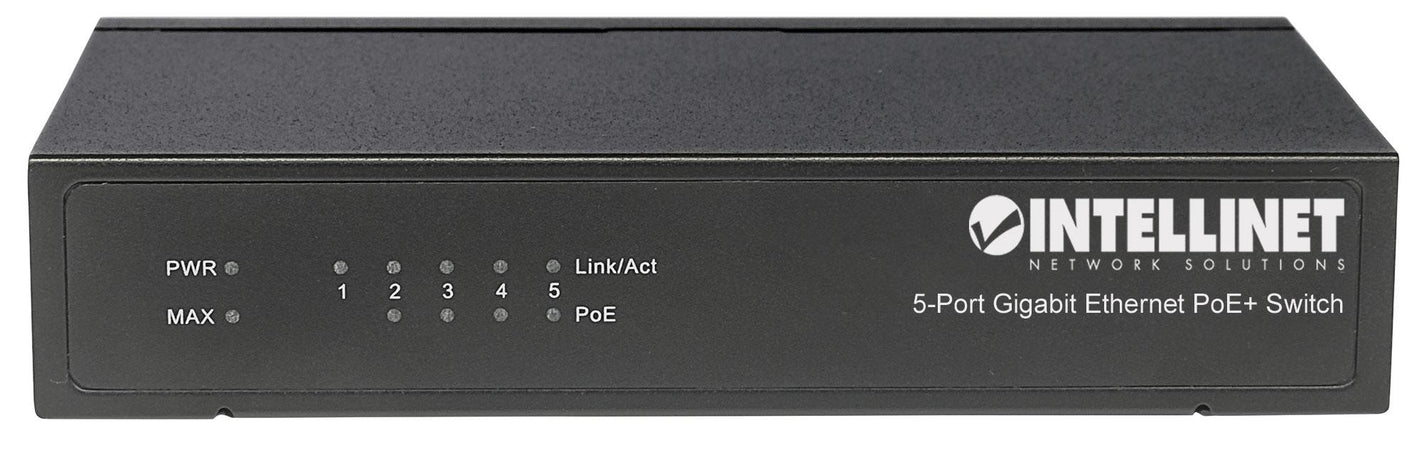 Switch PoE+ 5 porte Gigabit Ethernet