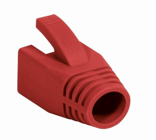 Copriconnettore per Plug RJ45 Cat.6 8mm Rosso