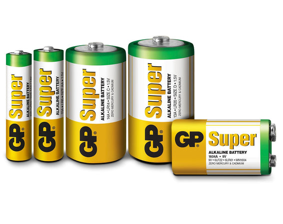 Blister 2 Batterie Torcia D GP Super