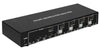 Switch KVM DisplayPort 1.2 e USB 2.0 4 porte con hub e audio