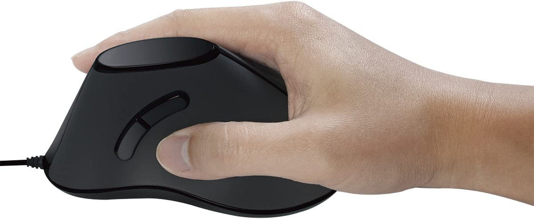 Mouse Verticale Ottico Ergonomico USB 1000dpi Nero