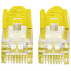 Cavo di rete Patch in rame Cat. 6A Giallo SFTP LSZH 0,5m