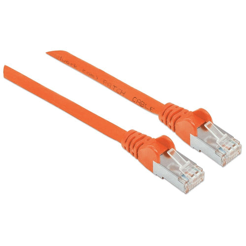 Cavo di rete Patch in rame Cat. 6A Arancione SFTP LSZH 1m