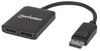 Splitter Hub DisplayPort a 2 Monitor DisplayPort MST 4K@30Hz video UHD